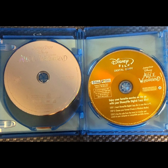 Disney Alice in Wonderland Blu-ray, DVD, + Digital - Picture 5 of 5